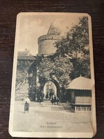 Cottbus Altes Stadtmauertor. Fekete-fehér régi képeslap. postatiszta. 1931.