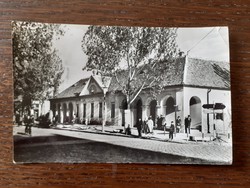 Old postcard kiskunfélegyháza petőfi sándor library swan house photo postcard