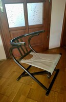 Thonet jellegű, jelzett hajlított keményfa, összecsukható karos szék