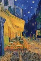Vincent van gogh: cafe terrace at night