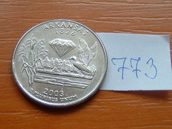 USA 25 CENT 1/4 DOLLÁR 2003 / P Philadelphia, (Arkansas), G. Washington #773
