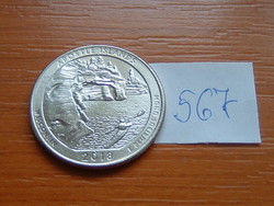 USA 25 cents 1/4 dollar 2018 / d Denver, (Apostle Islands National Lakeshore, Wisconsin) # 567