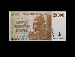 UNC - 20 0000 DOLLÁR - ZIMBABWE - 2008