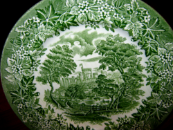 Castle angol zöld tányér