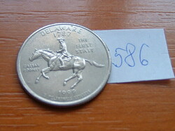 Usa 25 cents 1/4 dollar 1999 / d denver, (delaware), g. Washington # 586