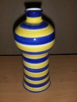 Marked striped ceramic vase (4 / d)