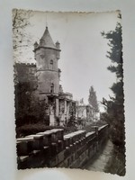 Old postcard Balaton-eyed owl castle photo postcard