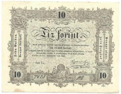 10 tíz forint 1848 Kossuth bankó 4.