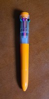 Large 10-color functional retro colored pen, 16 cm long