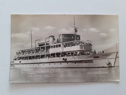 Old postcard Balaton beloiannis cruise ship photo postcard