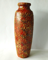 Retro large pond head ceramic floor vase
