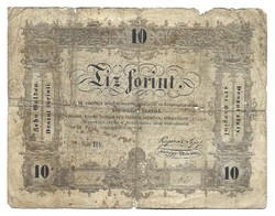 10 tíz forint 1848 Kossuth bankó 1.