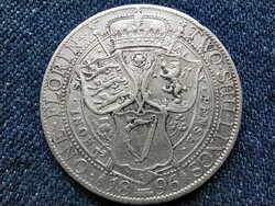 Anglia Viktória (1837-1901) .925 ezüst 1 Florin/ 2 Shilling 1896 (id62531)