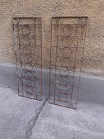 Antique wrought iron window grille