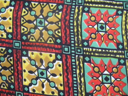 Kaleidoscope colorful pattern retro silk scarf