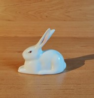Hollóházi porcelán  nyuszi figura 7,5 cm (po-4)