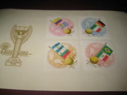 Fifa - rimet cup chile 1962, first day stamp issue