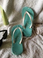 Calzaletas size 37 beach slippers, flip-flops, flip flops. 23 Cm bth