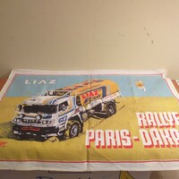 Parizs-Dakar textil kép