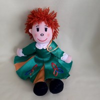 Irish textile doll, Irish dancer dress, allie brand