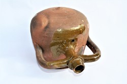 Folk ceramic jug and kettle