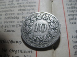 10  Centimes  1881  CH    Svájc