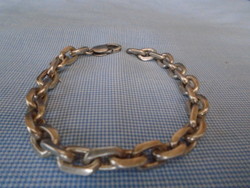 Modernist silver bracelet 100% goldsmith work serious weight 37 grams thick and solid
