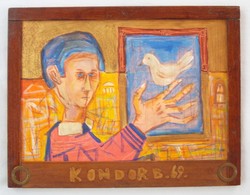 Kondor Béla - 1969-ben alkotott Assisi Szent Ferenc című festménye