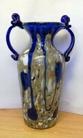 Special vase with ears murano fratelli toso 1950s.