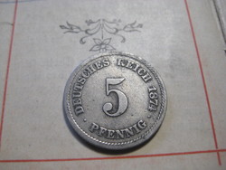 5 Pfening 1871 German Empire