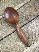 Antique egg shaped wooden hitchhiking tree