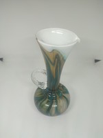 Gyönyörű Olasz üveg váza, karaffa Carlo Moretti.