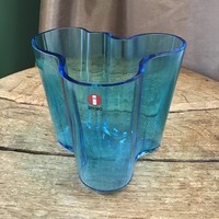Old iittala alvar aalto finnish glass vase