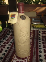 TOKAJI  FURMINT   Rákóczi palackban  . 1993 Bodrogkeresztúr , félédes  , 0,75 L