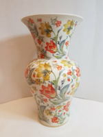 Powerful!!! 42 cm tulip thomas ivory richly decorated German porcelain floor vase