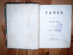 Goethe: faust (pest, 1860. The first edition in Hungarian!)