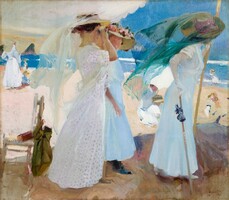 Sorolla - under the awning - reprint