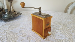Old dienes mocha wooden coffee grinder