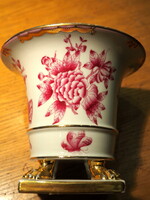 Herend Victorian patterned baroque vase