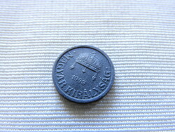 B2 / 7/6 1943 zinc 2 pennies
