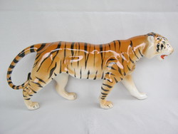 Retro ... Kispesti Gránit kerámia figura nipp tigris nagy méretű 38 cm