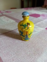 Chinese tobacco glass hand painted