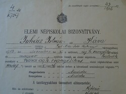 D190623 folk school certificate kava (monor, pest-pilis-solt, etc.) 1929 István Juhász