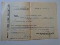 D190614  Magyar Országos Központi Takarékpénztár  1940 vitéz Jaross Andor  Dr. Albrecht Ferenc