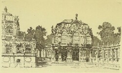 1J330 Hansen: Baroque building with castle