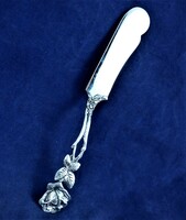 Fine, antique, silver butter knife, German, ca. 1890 !!!