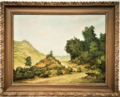 Árpád Basch (1873 - 1944) Hillside Landscape