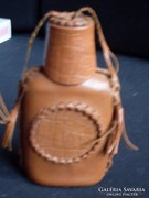 Retro leather bottle
