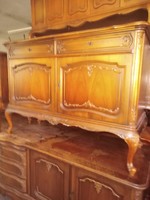 Warrings two-door and two-drawer jeweler's dresser 115x52x87cm high