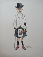 Ferdinand von Reznicek: A walesi herceg karikatúra